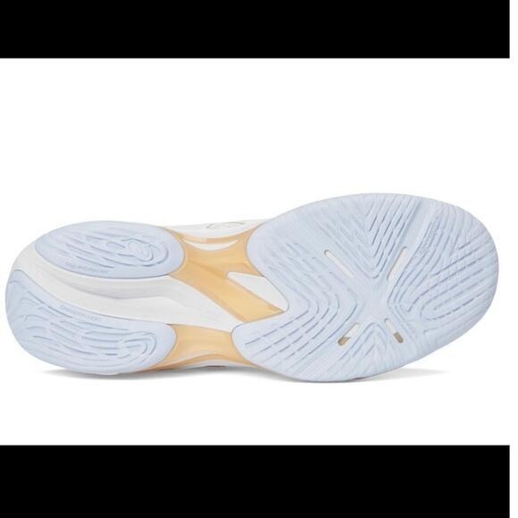 ASICS Netburner Ballistic FF 4 White Champagne Women’s Wide 8.5 Volleyball NEW - Picture 6 of 15